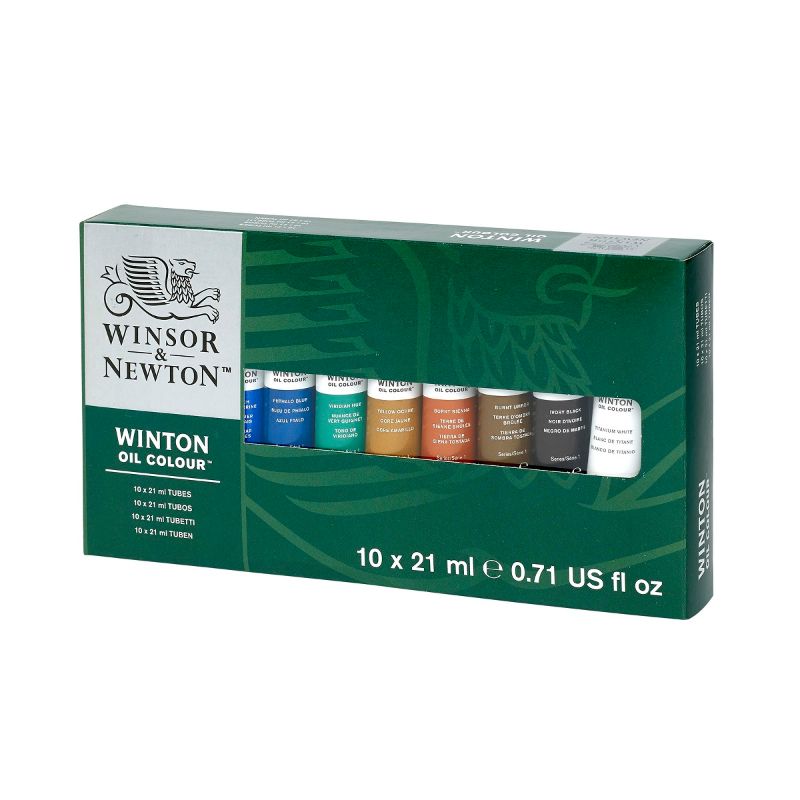 Winton Oil Colour Set - Winsor & Newton (10 x 21ML Tube Set)