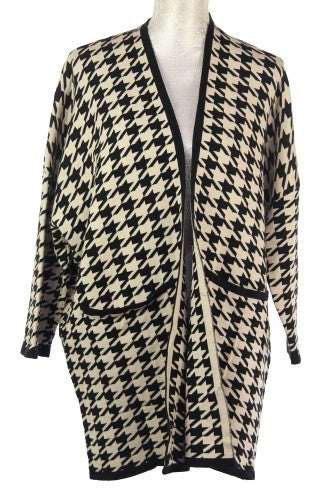 Tara Houndstooth BLACK