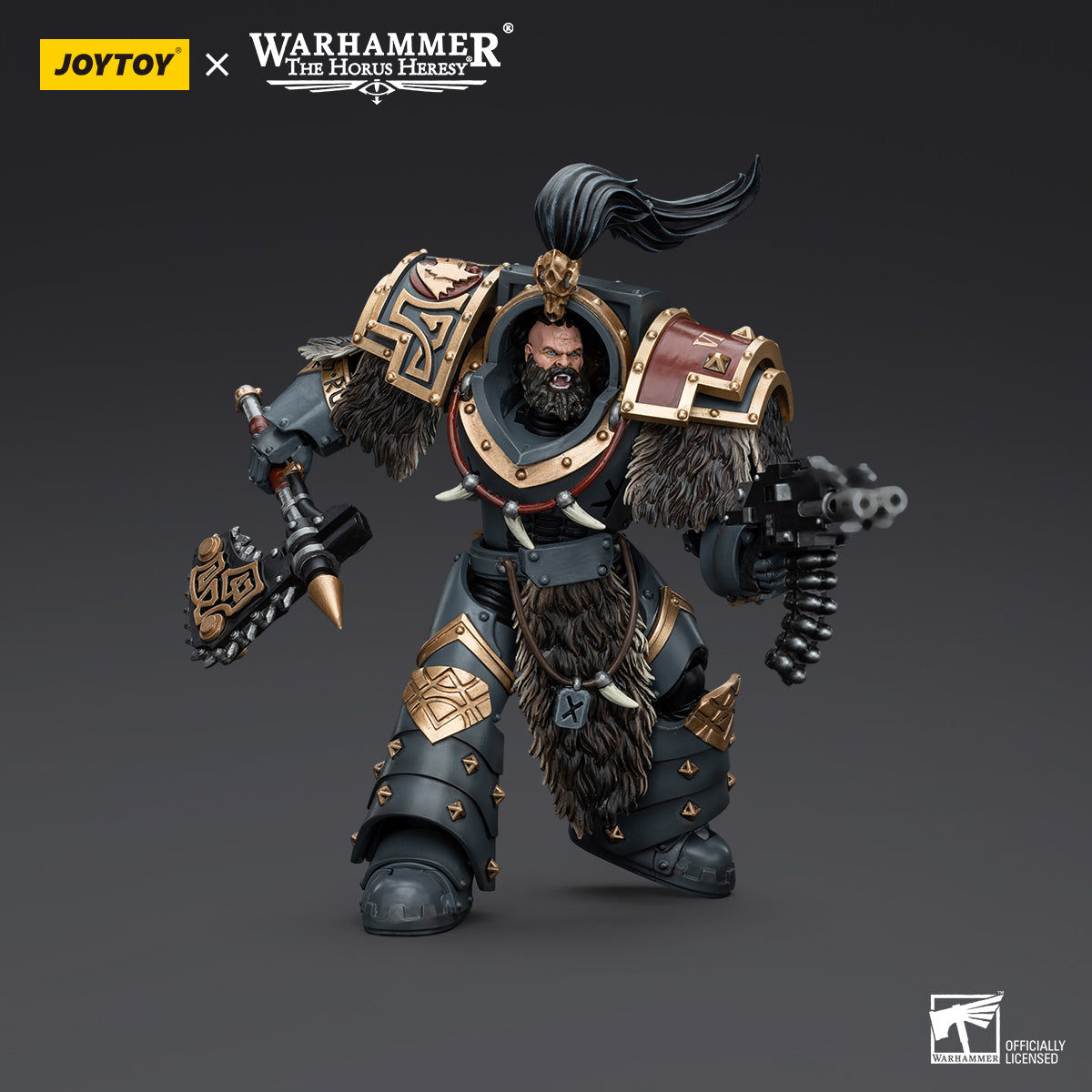 Warhammer 40K 1/18 Space Wolves Varagyr Wolf Guard Squad Varagyr Thegn
