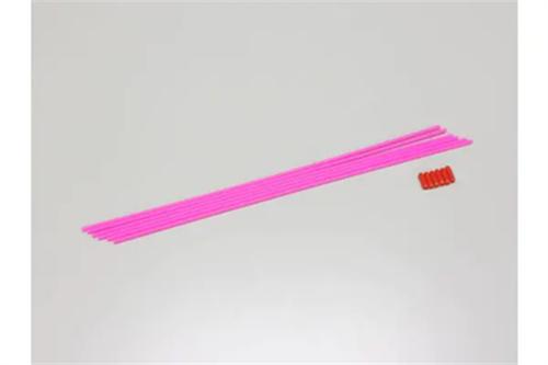 Antenna Tube Pink 5 Pack - Kyosho 1706