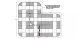 KP 87212B Kyosho Mini-Z Carpet Track 50 Expansion Set 44 Pack - Kyosho 87212B