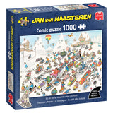 Puzzle - Jumbo Jan van Haasteren - All Going Downhill 1000Pc (Square Box)