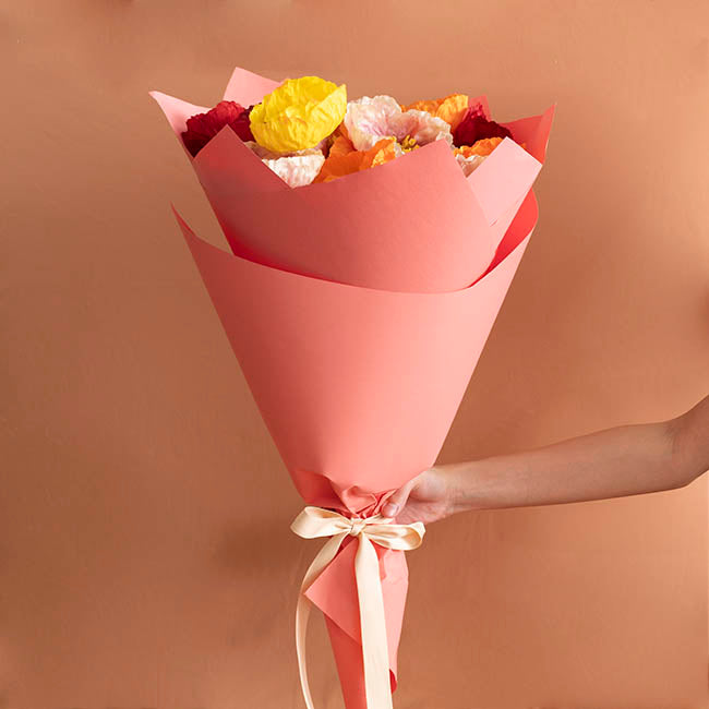 Kraft Paper Coloured 80gsm Dark Coral Pack of 100