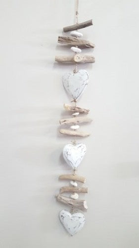 Hanging Mobile Hearts