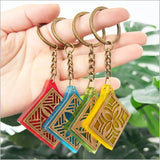 Keychain: Tapa 1 Acrylic + Bamboo Keyrings + Keychains