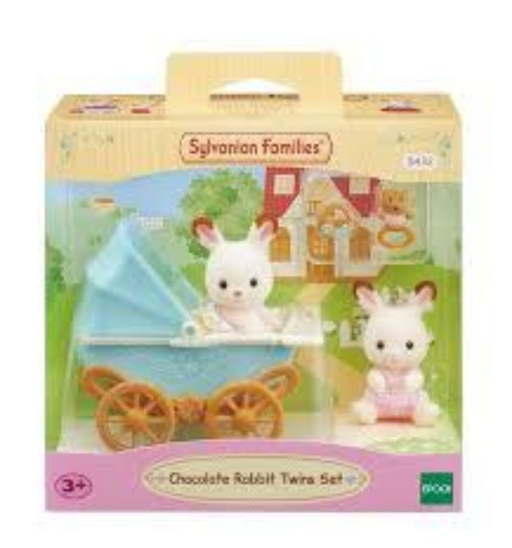 Chocolate Rabbit Twins Set - Sylvanian Families