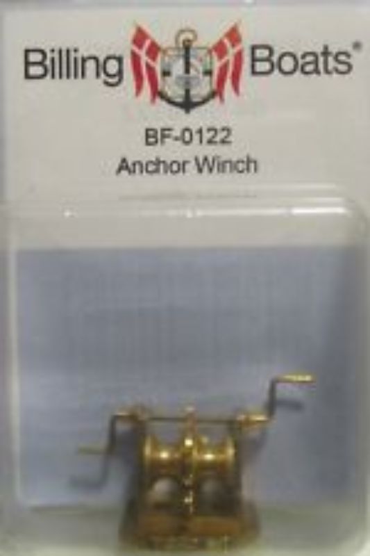 Wooden Ship Kit Fittings - Anchor Winch 45x22mm (1)