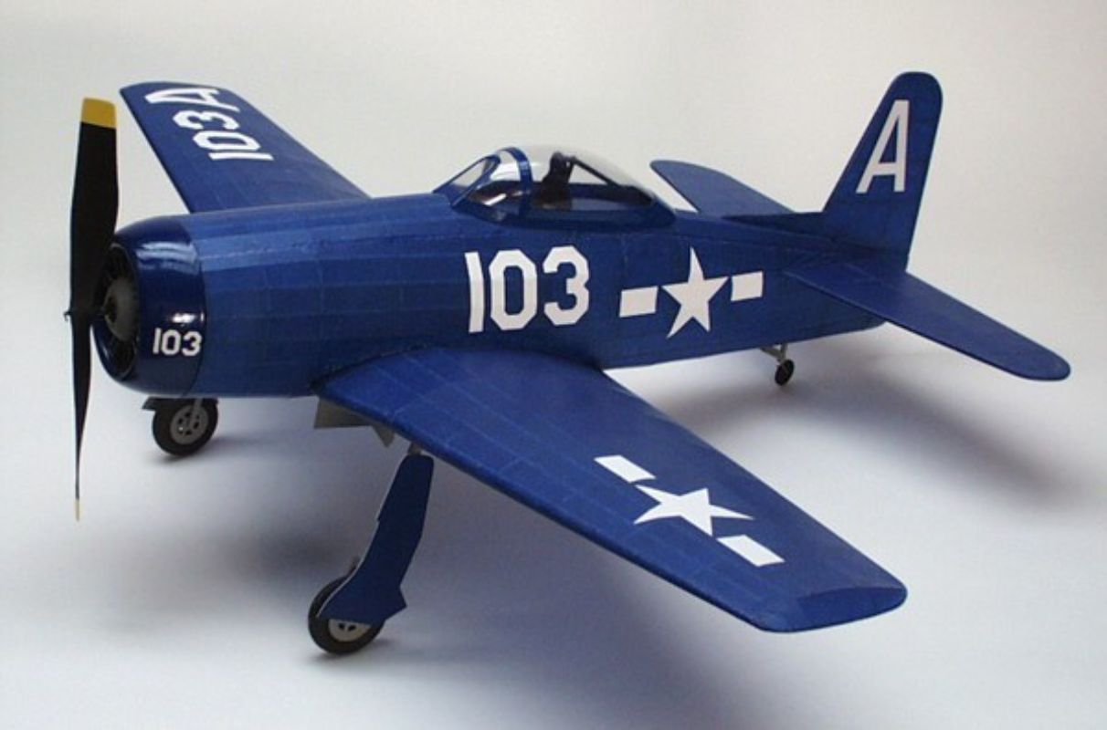 Balsa Glider - 30" F8F-2 Bearcat