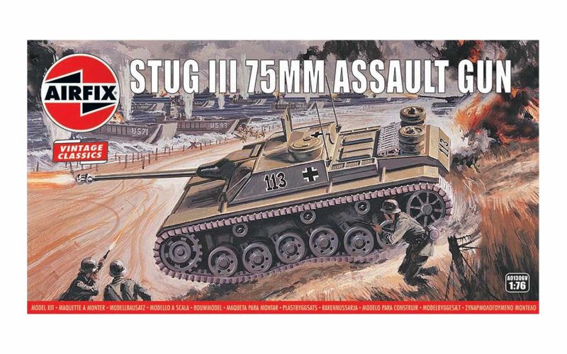 Airfix Kit Model - Stug III 75mm Assault Gun 1:76