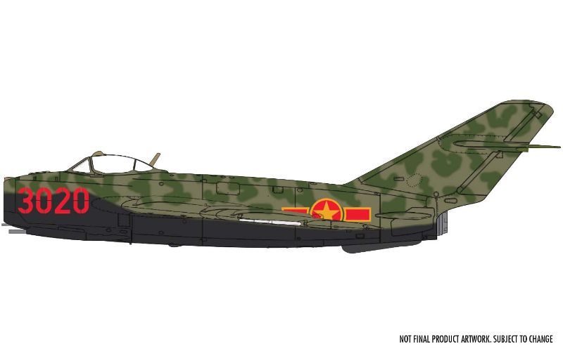 Airfix Kit Model - MMikoyan-Gurevich MiG-17F Fresco