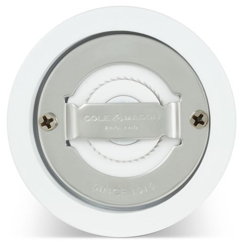 Cole & Mason Hoxton White Gloss Salt Mill 104mm
