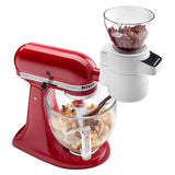 KitchenAid Sifter + Scale Attachment, a 4-cup capacity tool that sifts and weighs ingredients for precise baking results.