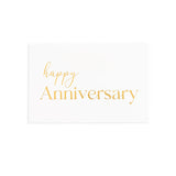 Gold Foil Card & Envelope Anniversary Pack 25