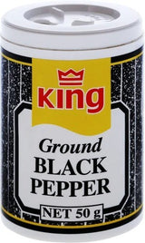 King Pepper Black Ground Pottle 50g
