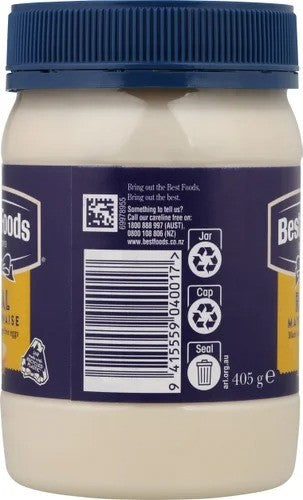 Bestfoods Mayonnaise Real 405g