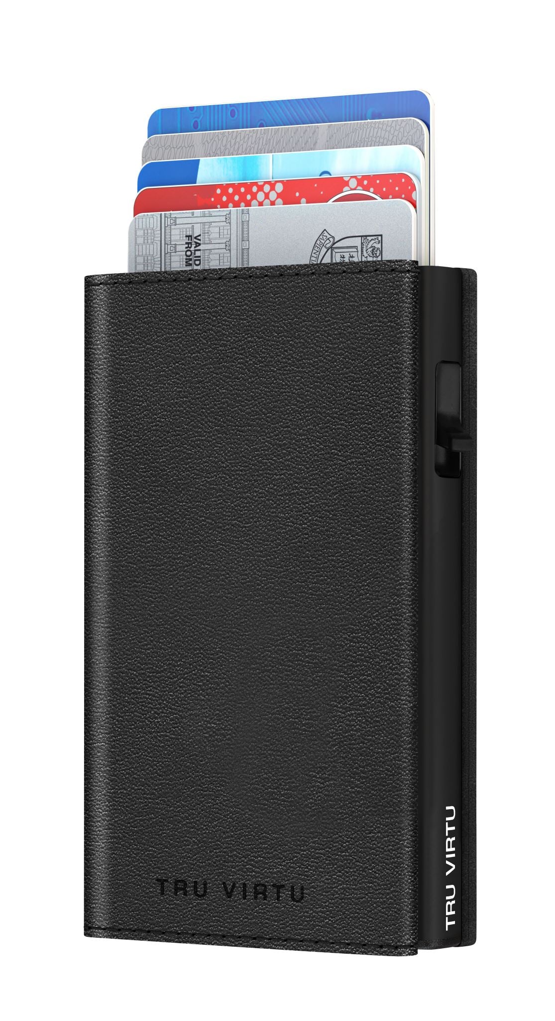 Sleek Card Case - Tru Virtu Nappa (Black/Black)
