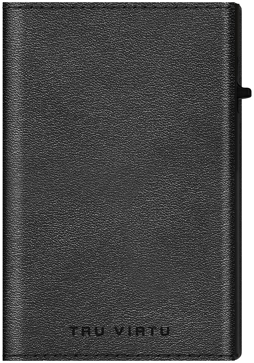 Sleek Card Case - Tru Virtu Nappa (Black/Black)
