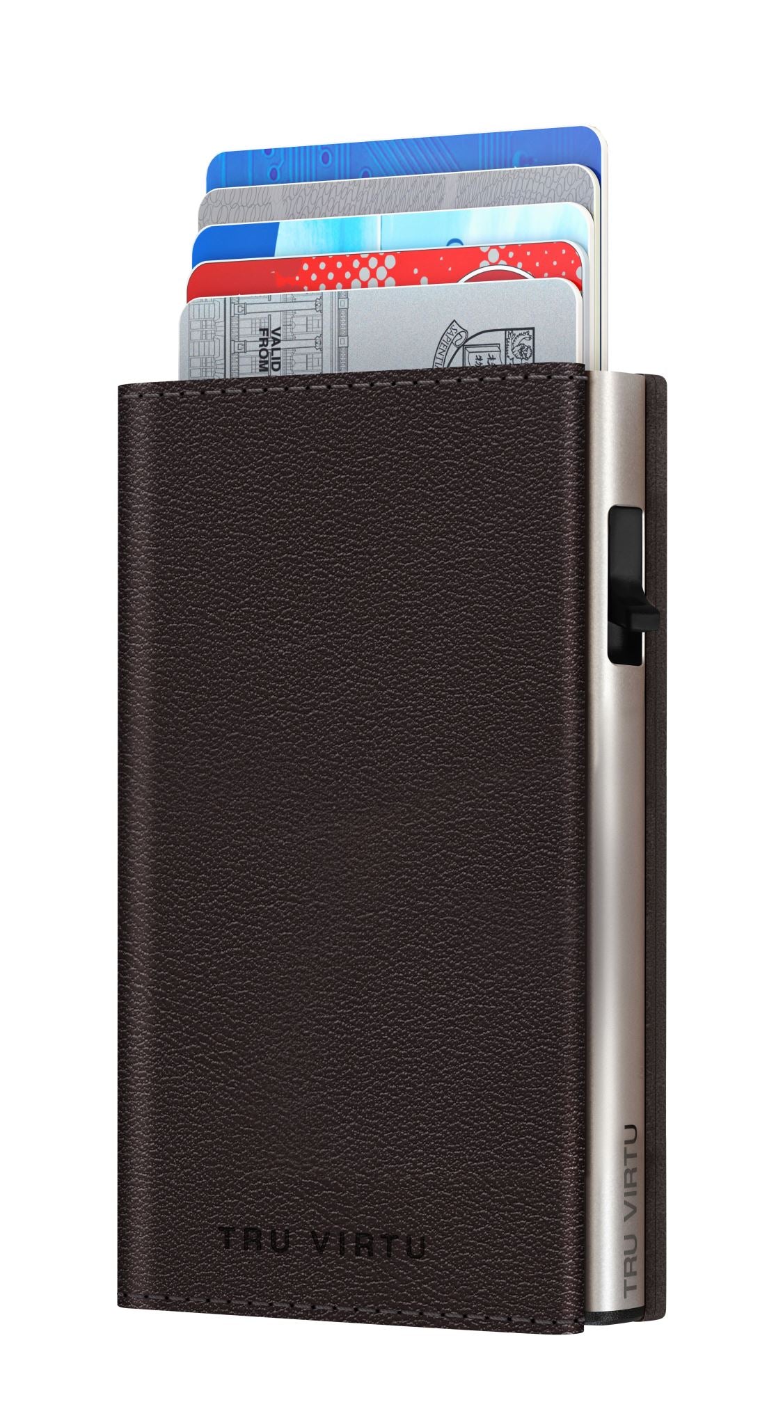 Sleek Card Case - Tru Virtu Nappa (Brown/Black)