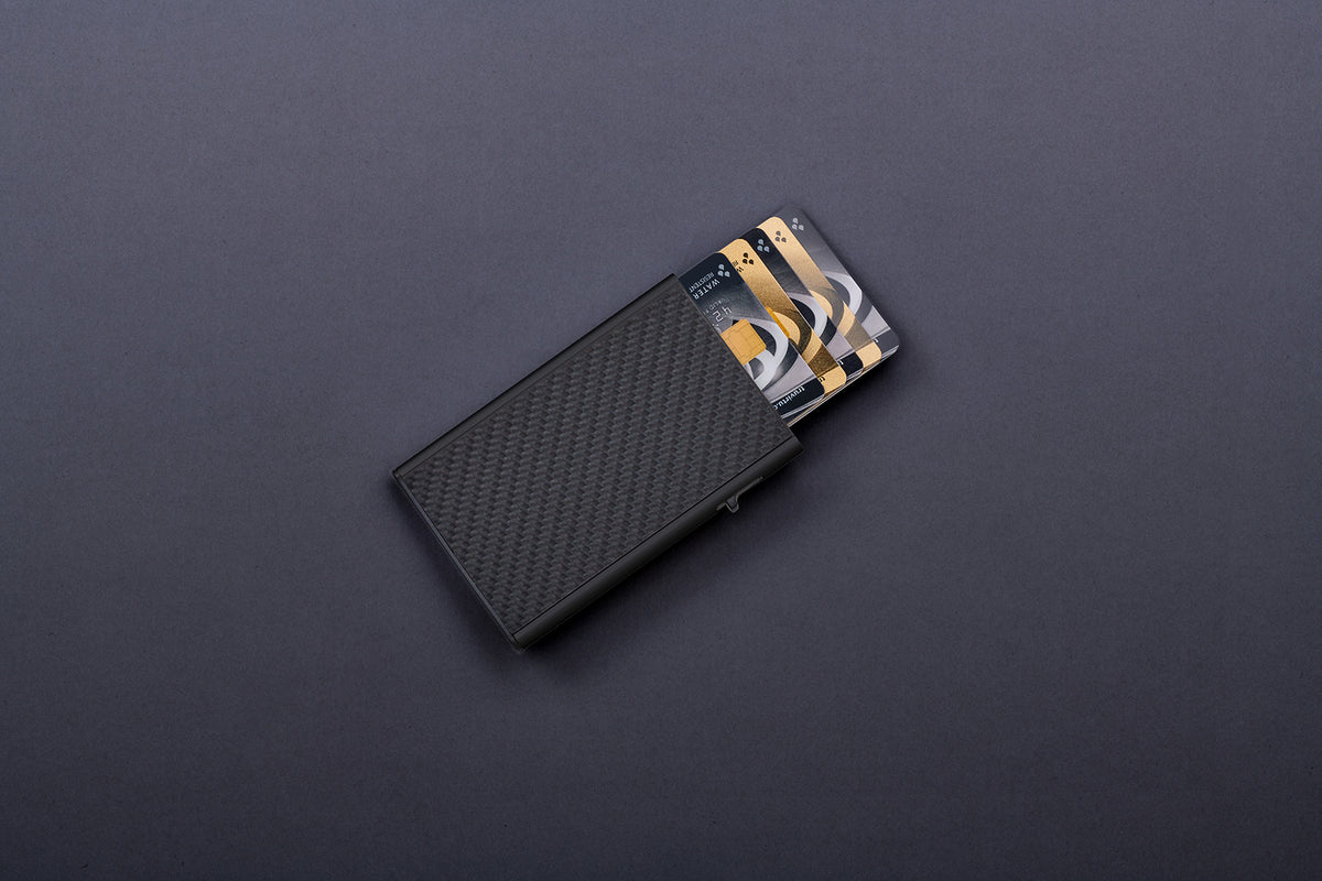 Card Case - Tru Virtu Carbon (Black/Black)