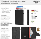 Card Case - Tru Virtu Coin Nappa (Black/Black)