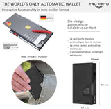 Card Case - Tru Virtu Coin Nappa (Black/Black)