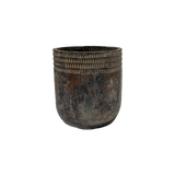 Weathered Black Sumatra Giri Garden Pots Set of 3