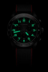 Watch - VICTORINOX Swiss Army Chrono 42mm Black Rubber Strap (Black Dial)