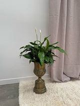 Aged Iron French Urn Decorative Vase 45cm