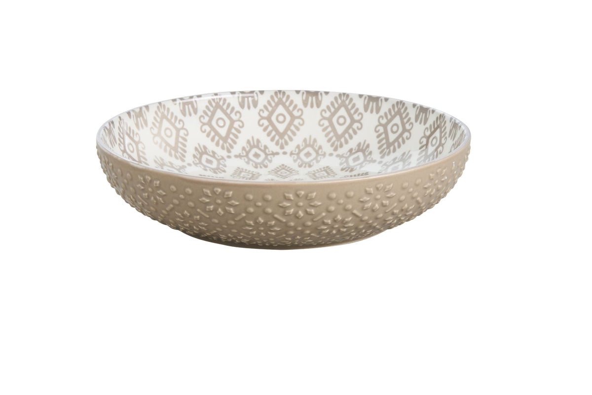 Pasta Bowl - Wilkie Brothers Monochrome Tile (21 x 5cm)