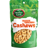 Mother Earth Cashews Rstd/Lght Sltd 150g