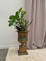 Aged Iron French Urn Decorative Vase 65cm
