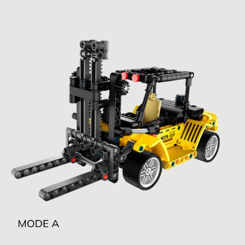 iM Master Pull Back 2 in 1 - Forklift & Three-wheeled Sightseeing Car - 301pcs