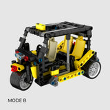 iM Master Pull Back 2 in 1 - Forklift & Three-wheeled Sightseeing Car - 301pcs