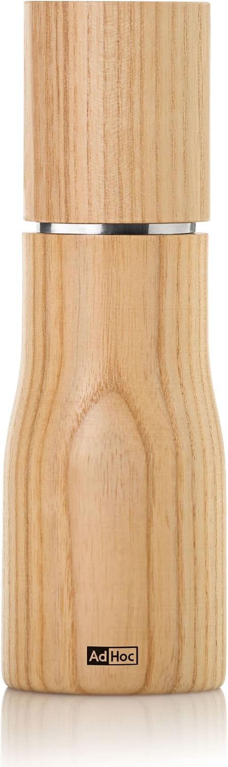 Salt or Pepper Mill - AdHoc Levo Light Ash Wood (15cm)