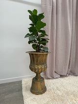 Aged Iron French Urn Decorative Vase 70cm