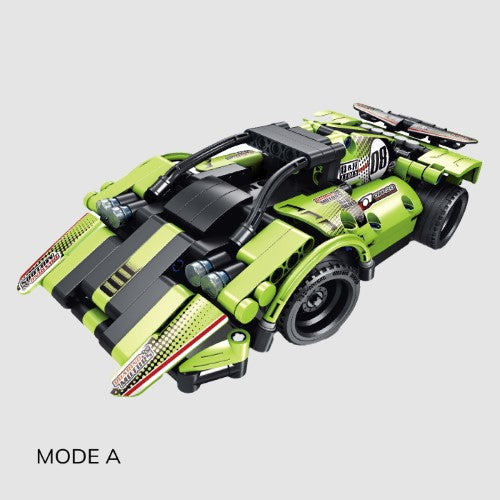 iM Master 2.4G R/C 2 in 1 - Sports Car - Green - 335pcs