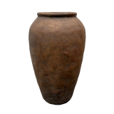 Terracotta Lombok Hudson Pot Large Leather-Look Finish