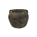 Weathered Black Sumatra Budi Garden Pot Large 42 x 33cm
