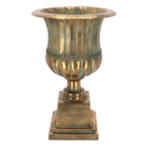 Aged Iron French Urn Decorative Vase 56cm