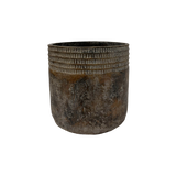 Weathered Black Sumatra Giri Garden Pots Set of 3