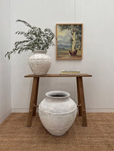 Terracotta Lombok Sophia Pot Whitewashed Large 50 x 50 x 55cm