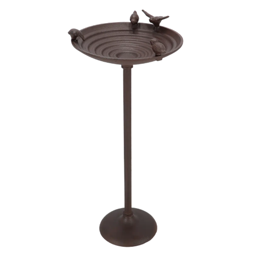 Cast Iron Bird Bath on Foot Medium