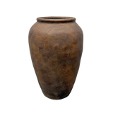 Terracotta Lombok Hudson Pot Medium Leather-Look Finish