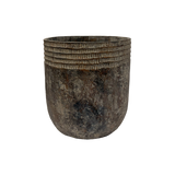 Weathered Black Sumatra Giri Garden Pots Set of 3