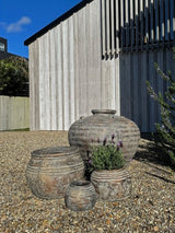 Weathered Black Sumatra Jaya Garden Pot 45 x 33cm