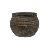Weathered Black Sumatra Jaya Garden Pot 45 x 33cm