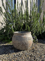 Weathered Black Sumatra Jaya Garden Pot 45 x 33cm