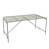 Outdoor Rectangular Table Verdant Voyage Sage Green 158cm