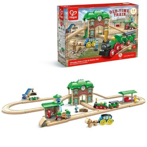 Hape Old-Timer Train Set t