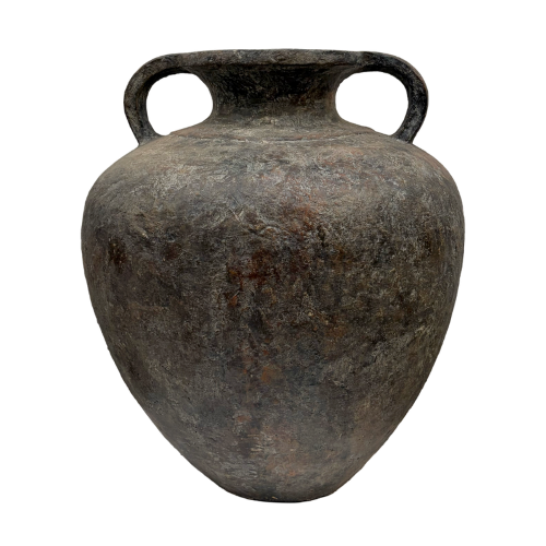 Weathered Black Sumatra Adi Garden Pot 77 x 90cm